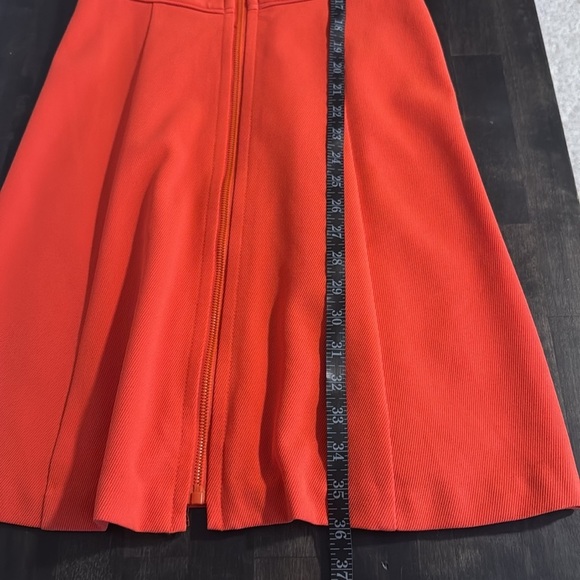 Trina Turk Coral Bishop Dress Full Zip Front Fit Flare Style Revolve Size 2 - Picture 8 of 8